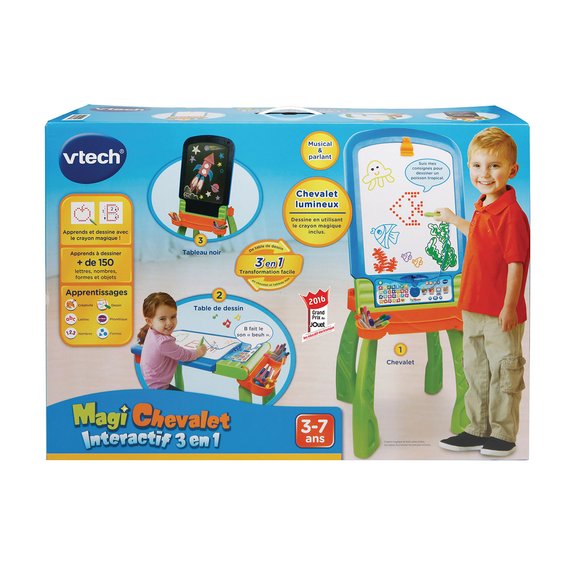 Magi chevalet interactif 3 en 1
