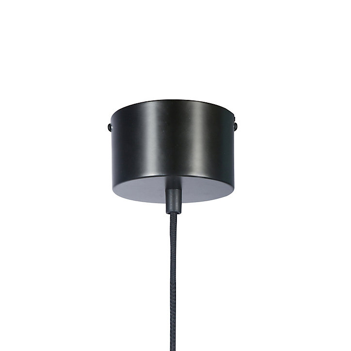 Suspension Yondair E27 IP20 noir 32cm