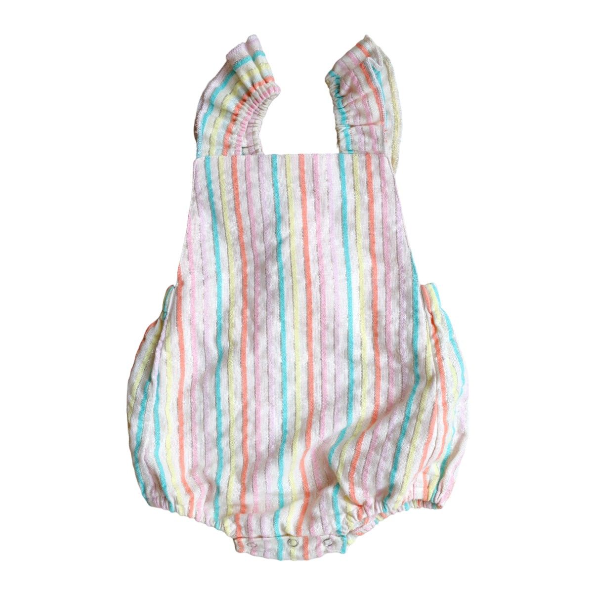 Barboteuse rayée multicolore - Miaou