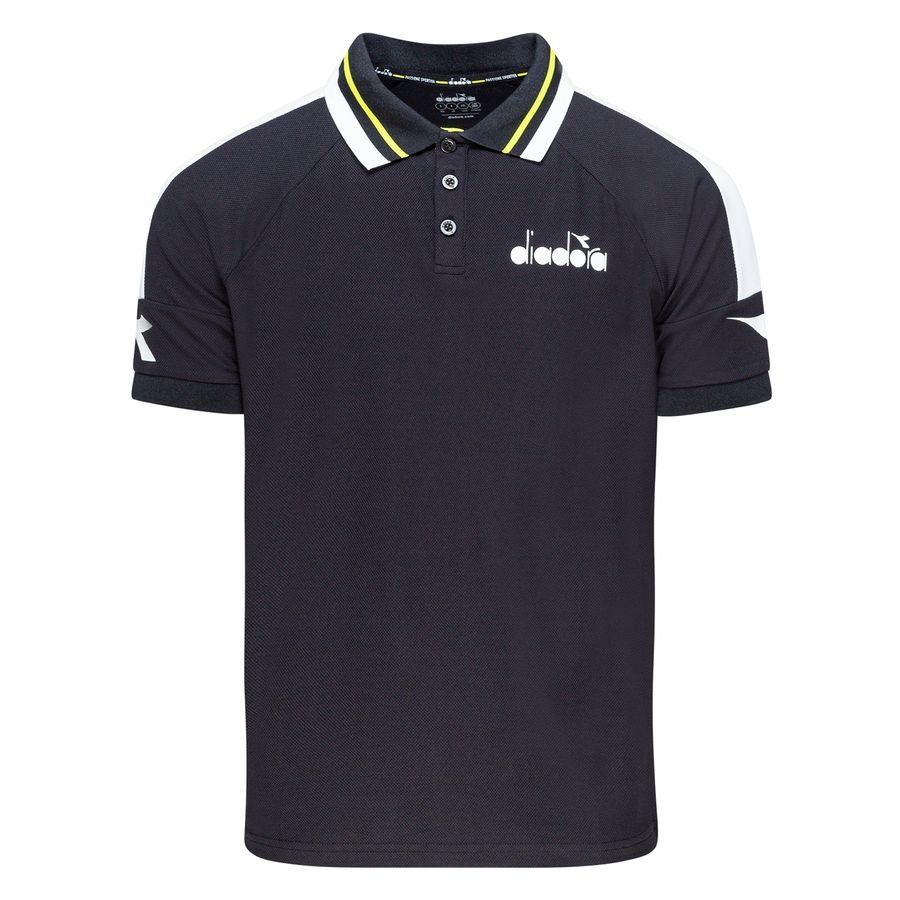 Diadora Polo Icon - Noir/Blanc