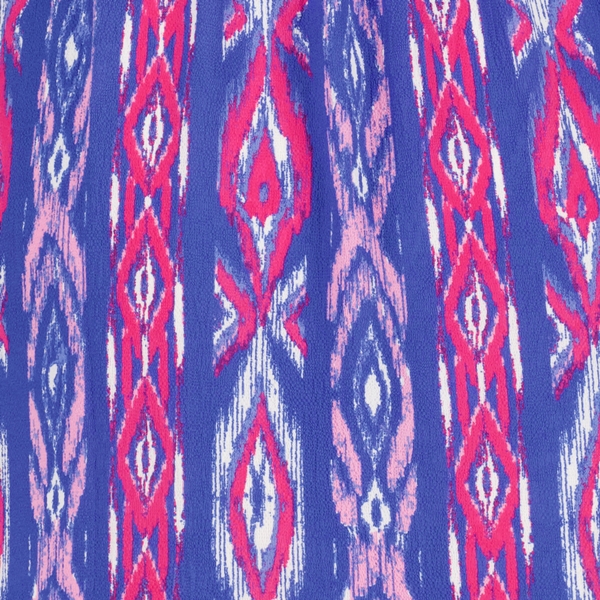 TwoDay dames jurk blauw met print