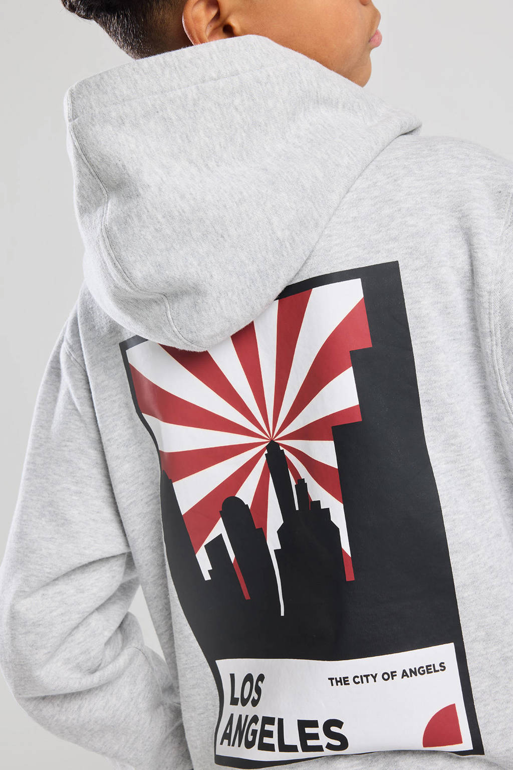 America Today hoodie grijs