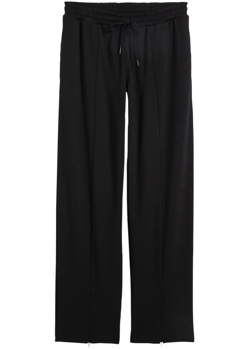 Pantalon en Punto di Roma avec fente zippée