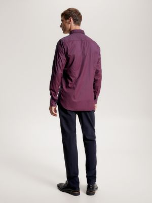 Camisa Slim Fit com Microestampa