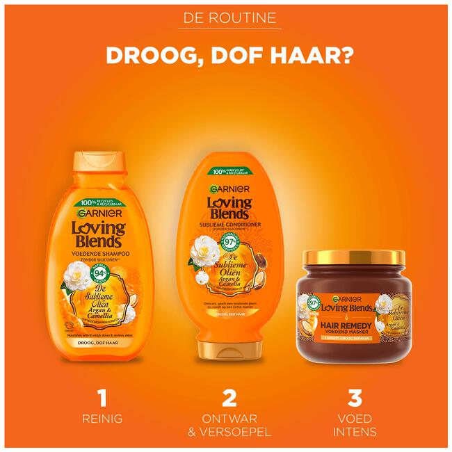 Garnier Loving Blends Argan & Cameliaolie Shampoo 300 ML