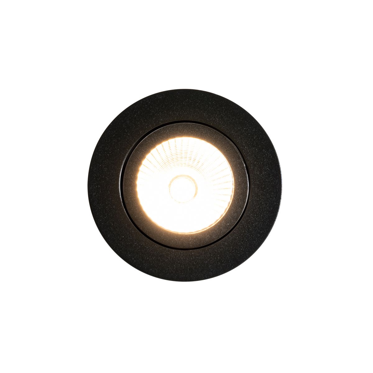 Set van 6 inbouwspots zwart 6,8cm incl. LED 750 lm dimbaar IP65 - Gaius
