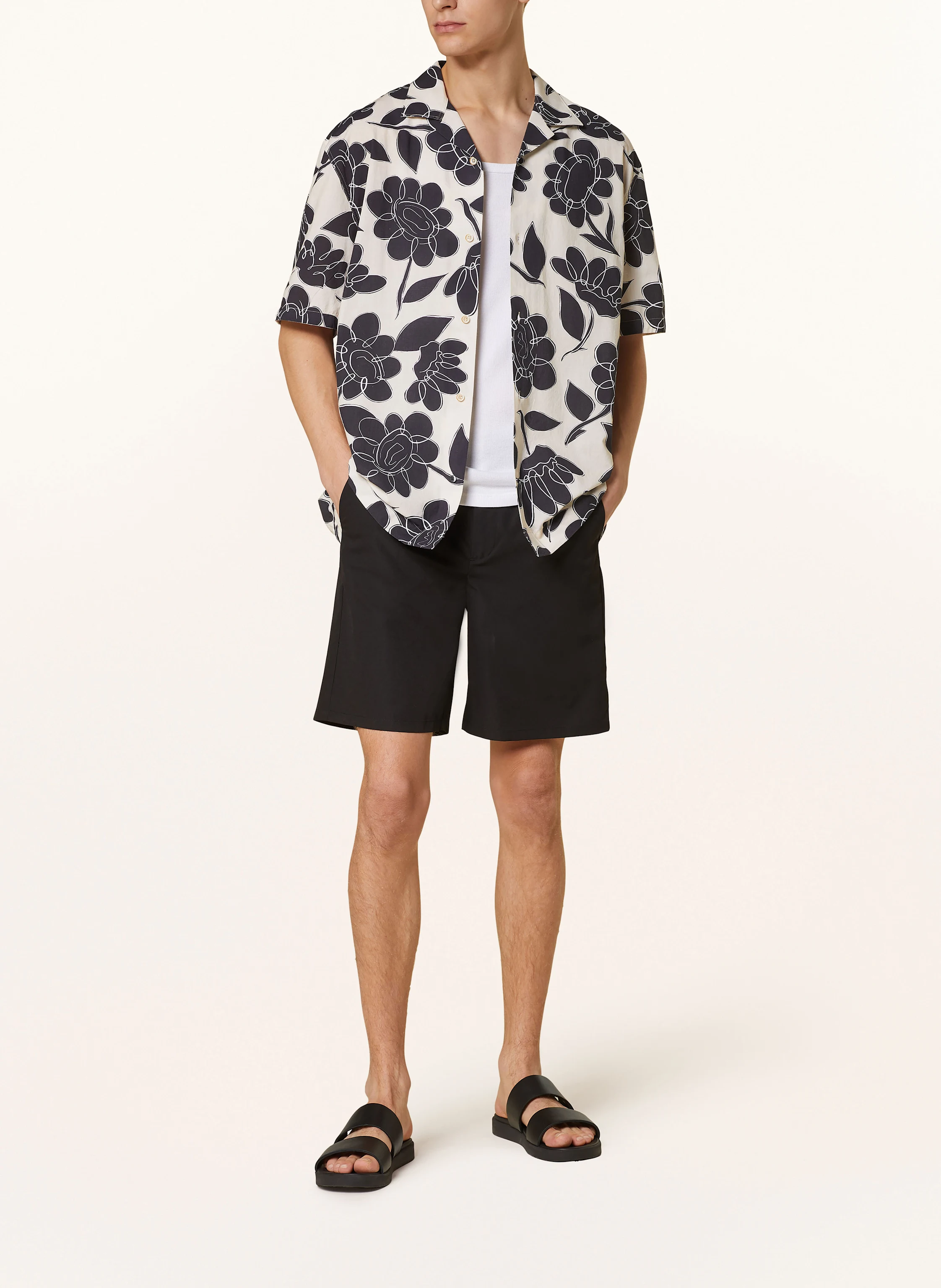 COLOURS & SONS Shorts mit Leinen