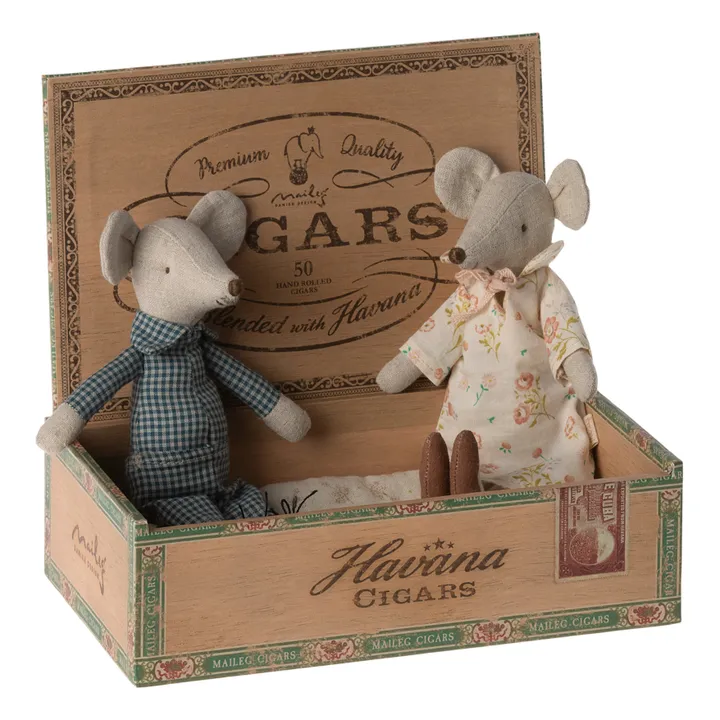 Maileg Grand-mère & Grand-père souris dans leur boîte