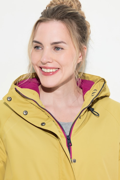 Funktionsjacke, Kapuze, 2-Wege-Zipper