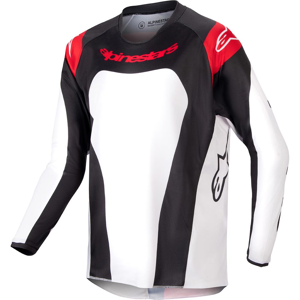 Alpinestars - Maillot enfant Youth Racer Ocuri Blanc / Noir / Rouge
