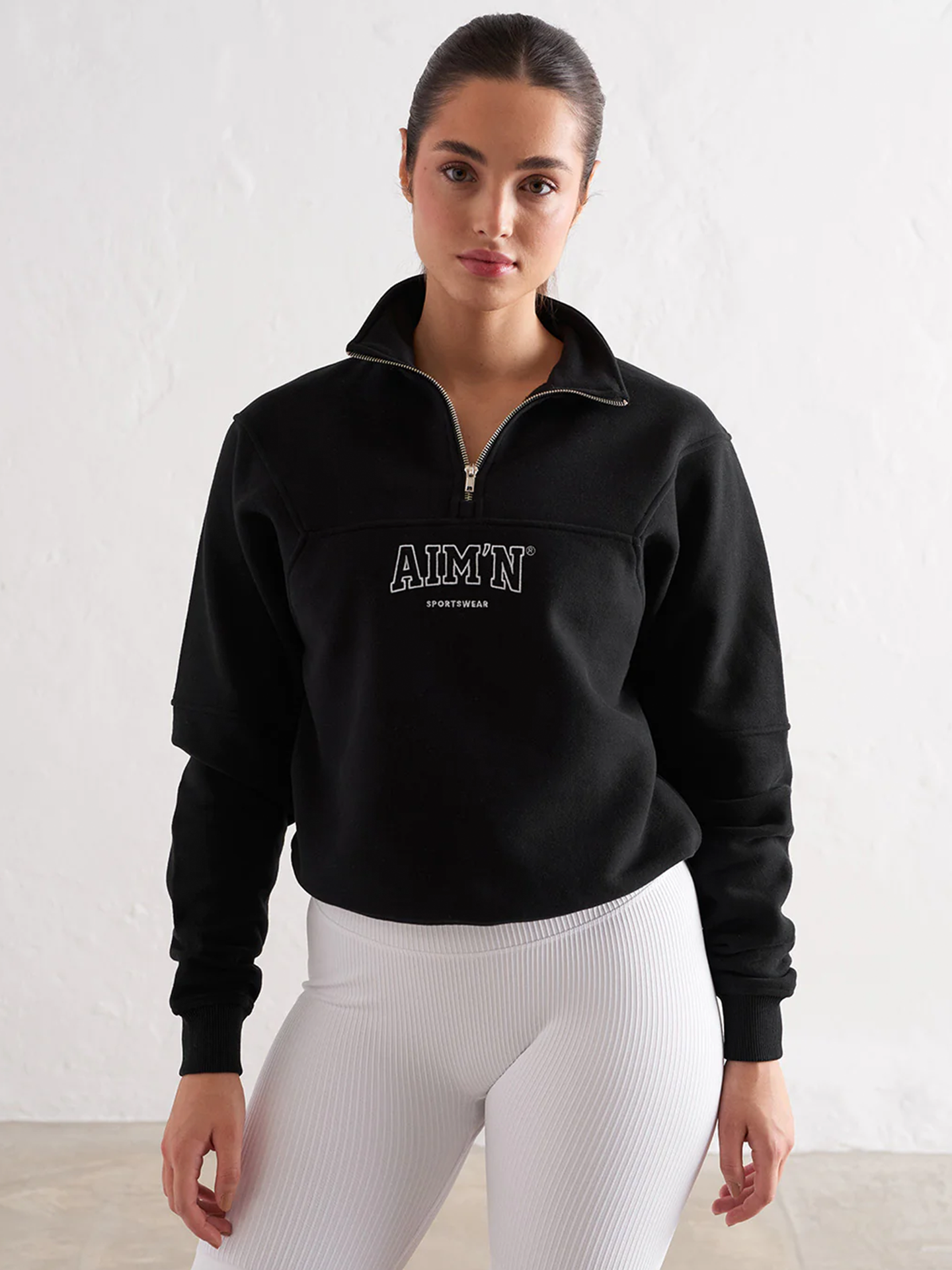 College Sweat Half Zip