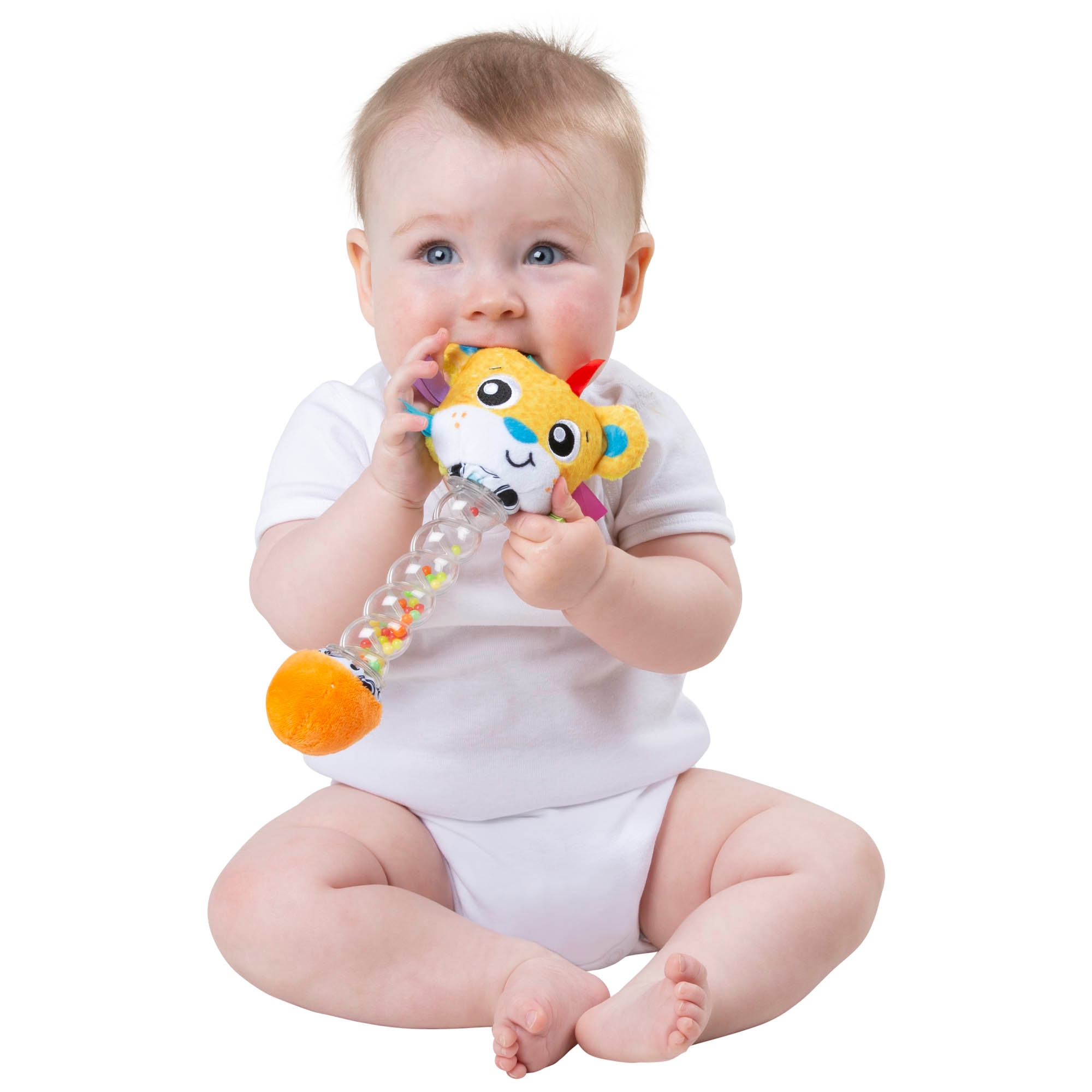Playgro rammelaar Safari Shaker Rain Rattle Stick multi - shop nu - Prénatal