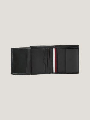 Carteira de couro Signature Tape Tripla
