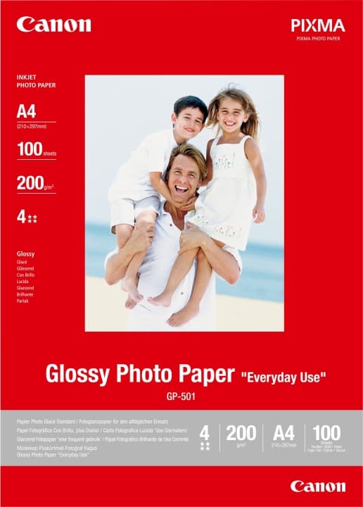 Canon GP-501 Glanset fotopapir, A4, 100 ark