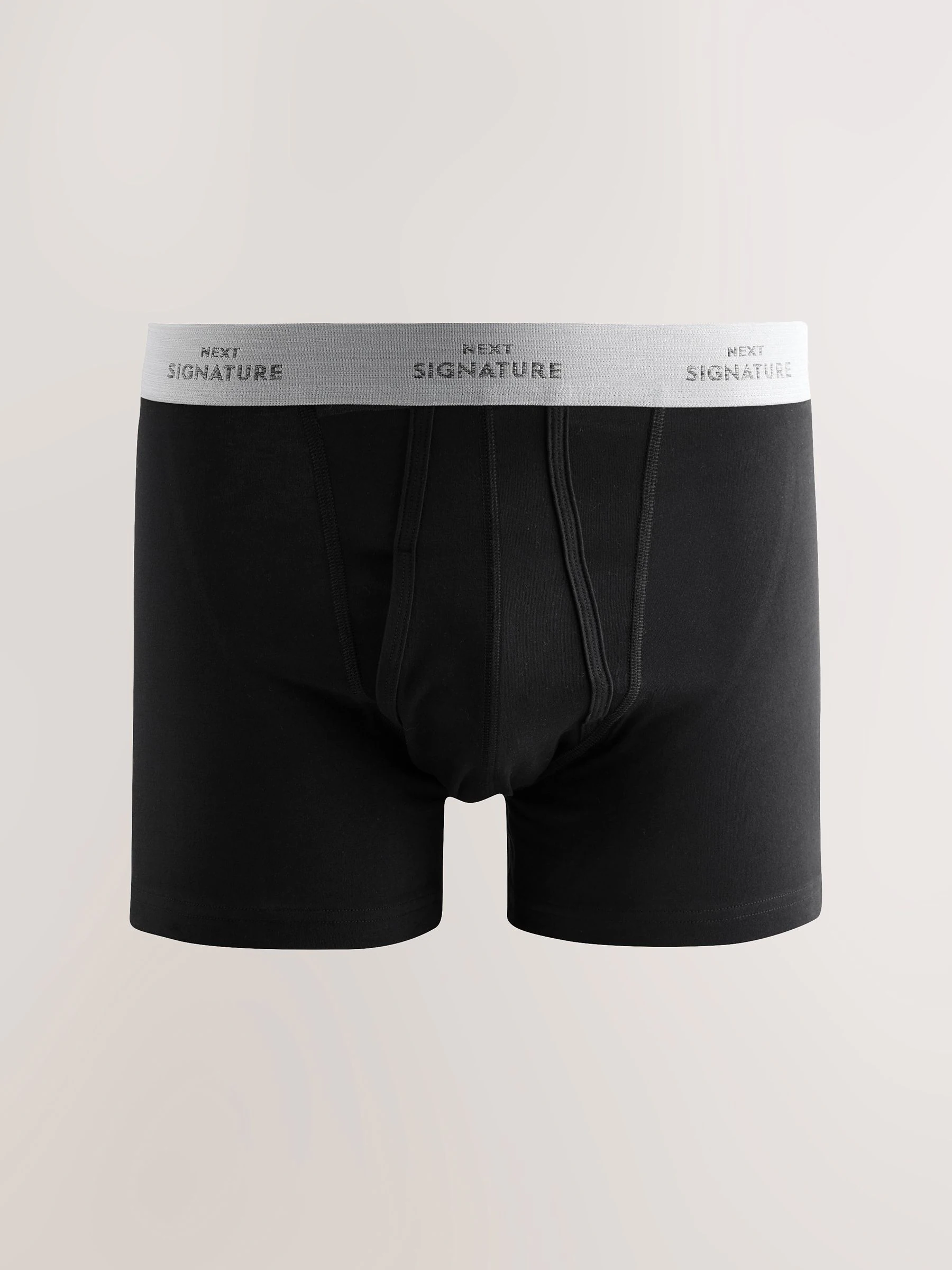 Zwart comfortabel zacht - Verpakking van 4 - Signature boxershorts