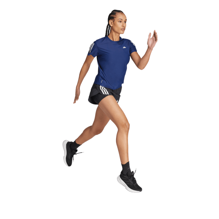 adidas Dame T-shirts Own The Run B Running T-shirt Blå
