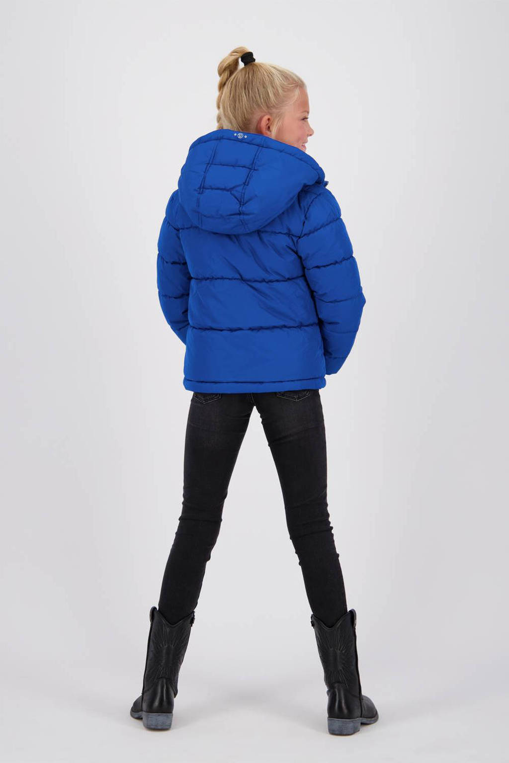 Vingino gewatteerde winterjas Tini hardblauw