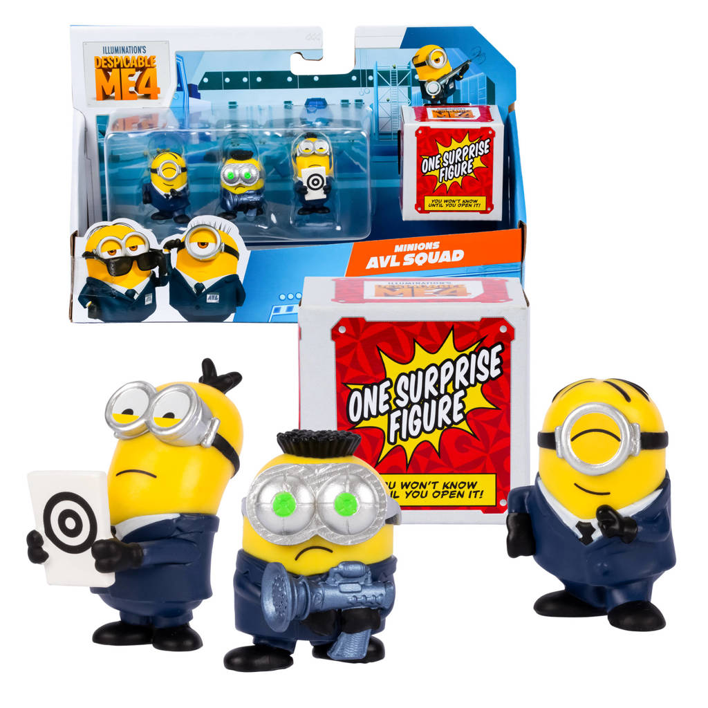 Despicable Me 4 - Collectable 4-pack Bus