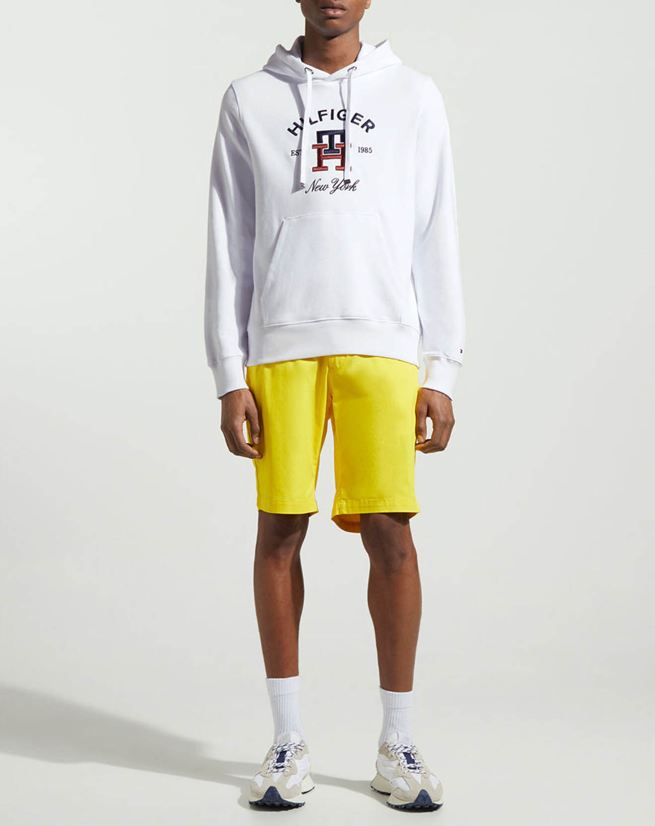 Tommy Hilfiger Sweat à capuche Monogram blanc