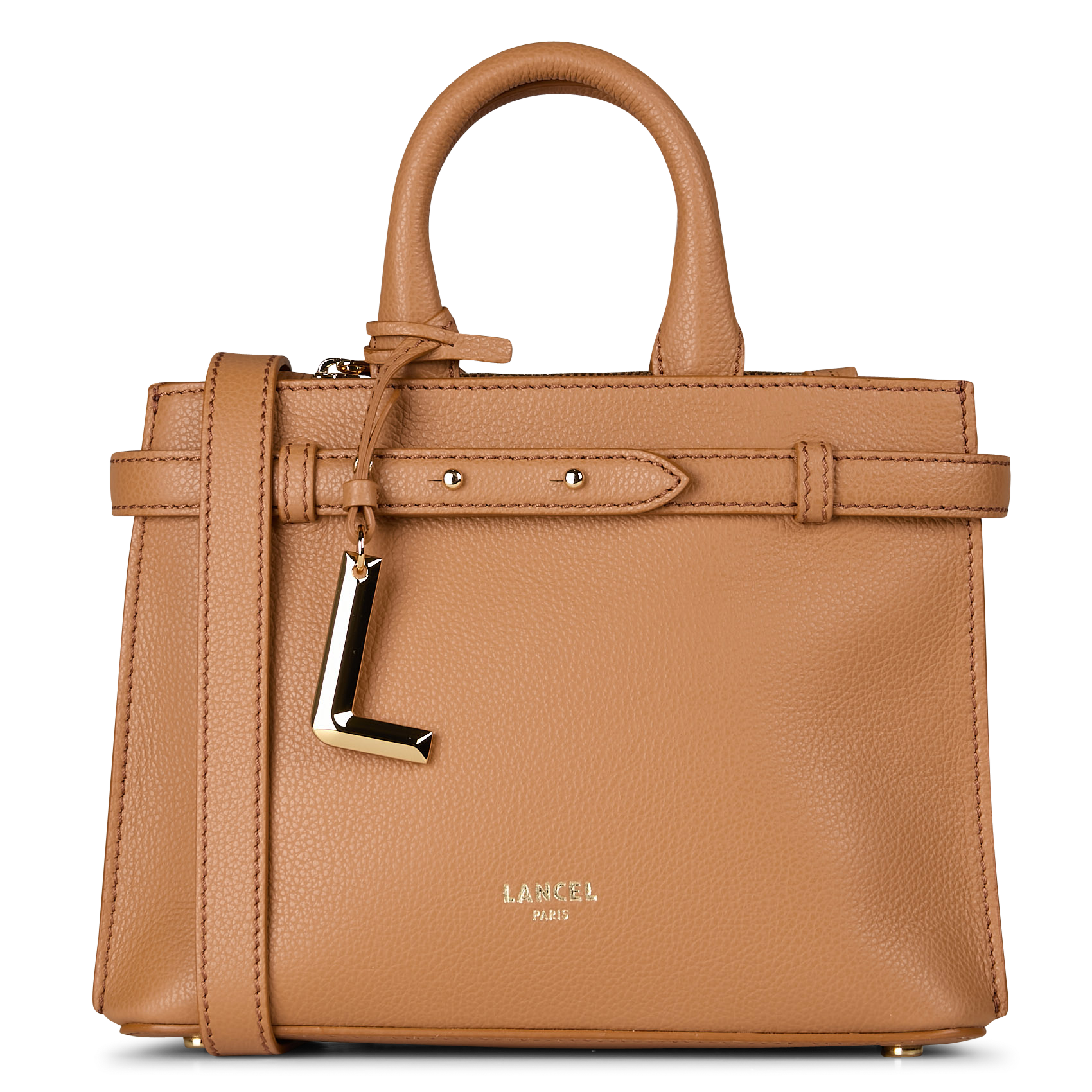 FAUBOURG - Sac bandoulière en cuir | Beige