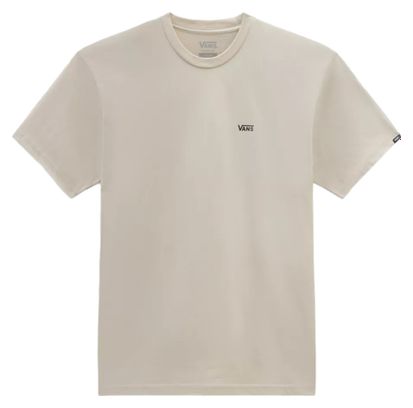 T-Shirt Manches Courtes Vans Left Chest Logo Beige