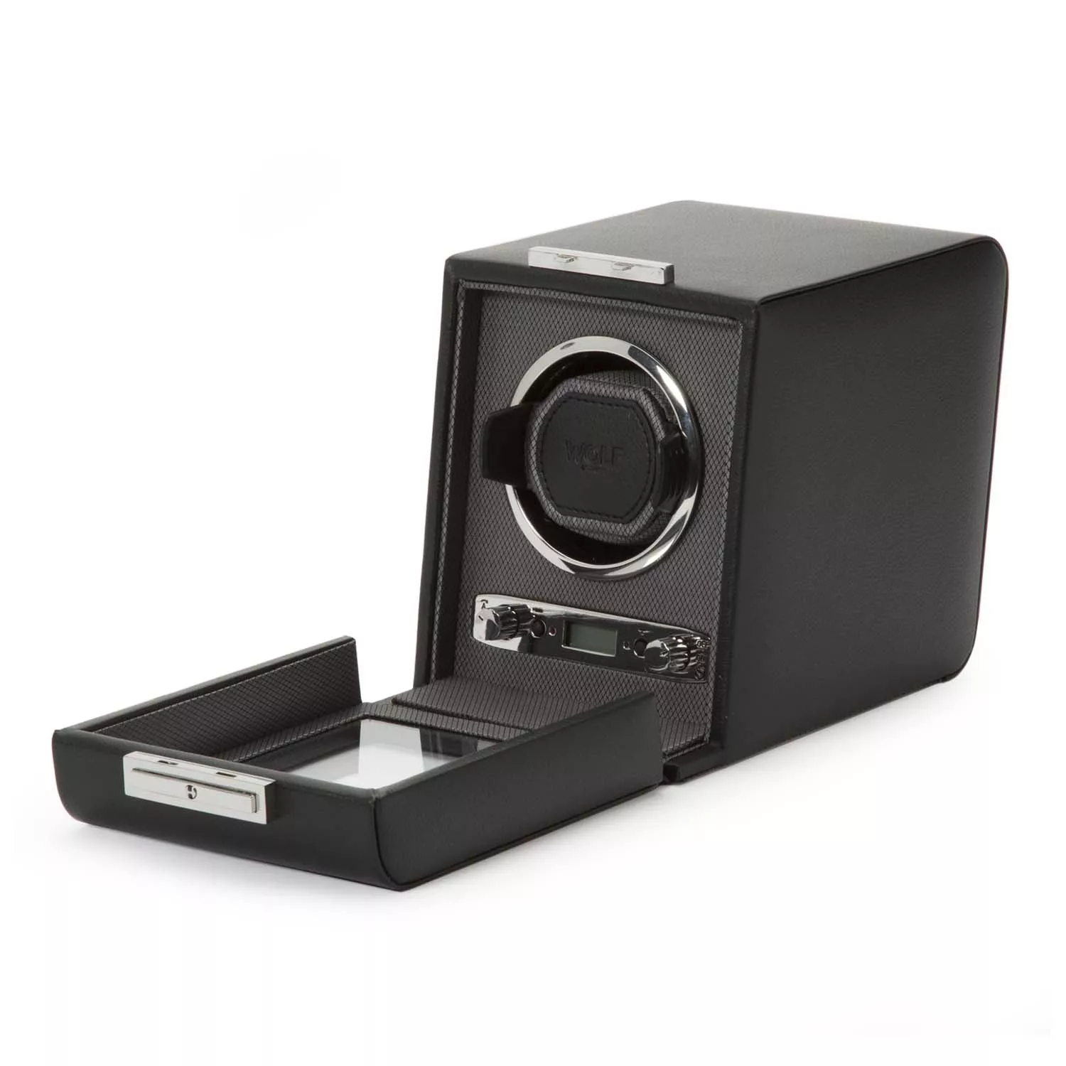 Wolf Viceroy Watch Winder 1 ur Sort Imiteret Læder 456002