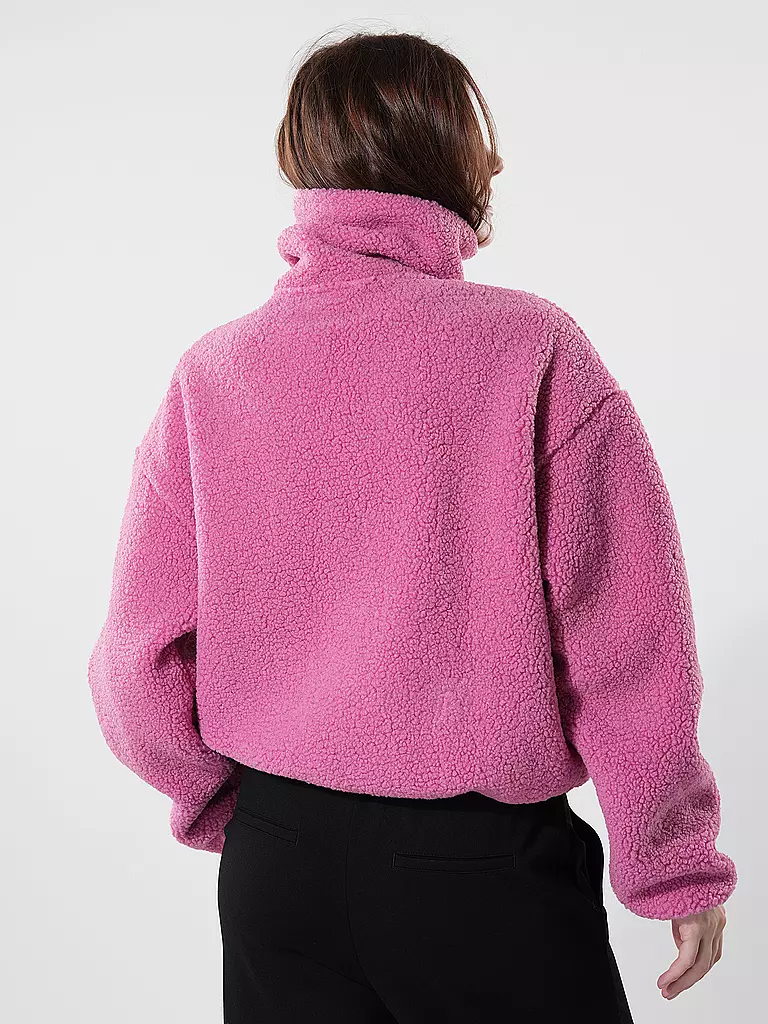 PENN&INK Jacke in Teddyfell pink