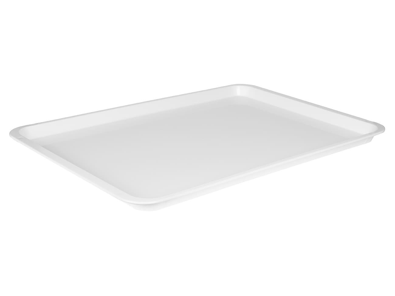 Plateau en mélamine blanc - 60 x 41 cm