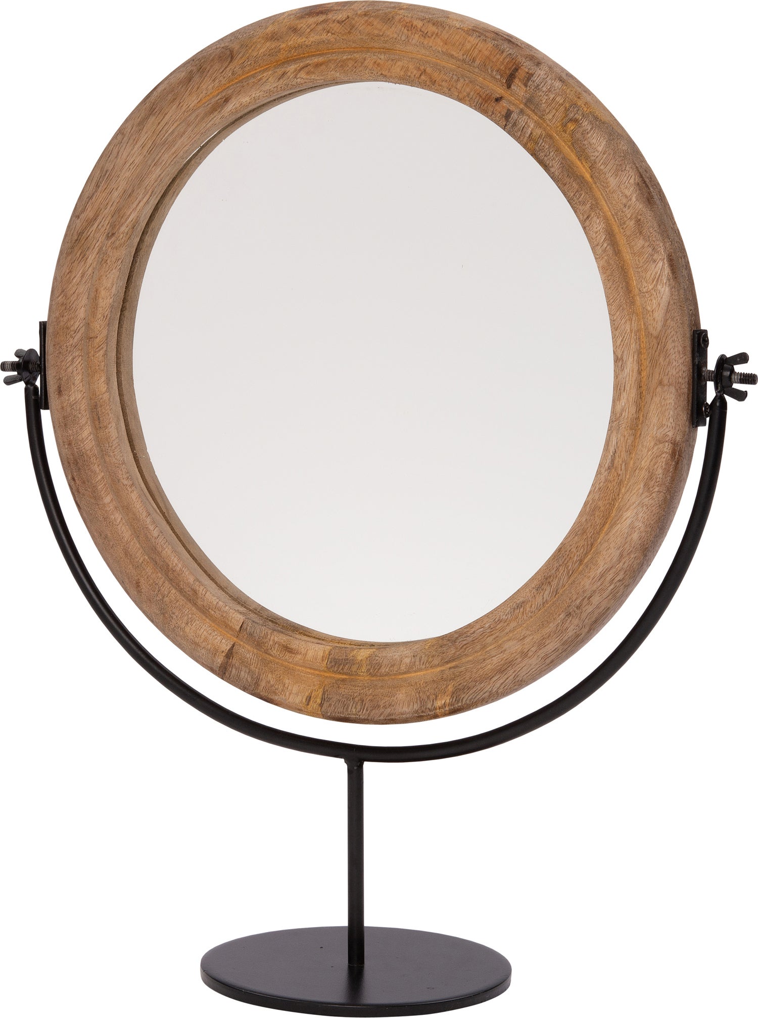 Intratuin spiegel Ot naturel / zwart 40 x 15 x 47 cm