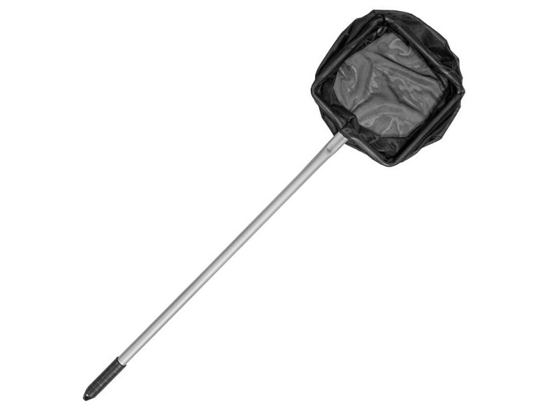 Kobre®Pond Teichkescher 24 x 24 cm Handlicher, rechteckiger Teichkescher mit extra feinen Maschen