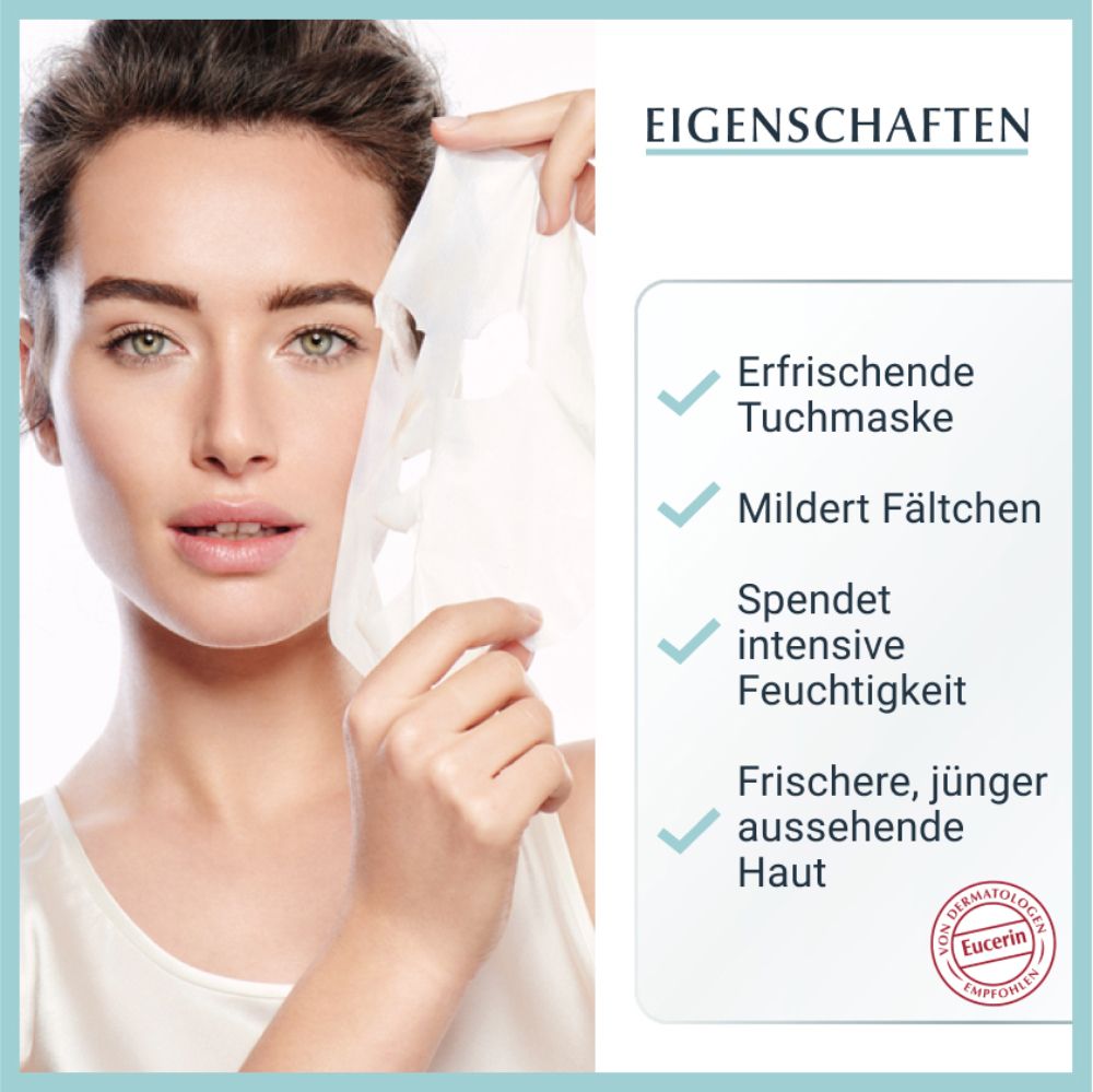 Eucerin® Hyaluron-Filler Intensiv-Maske – Erfrischende und innovative Anti-Aging Tuchmaske mit Hyaluronsäure