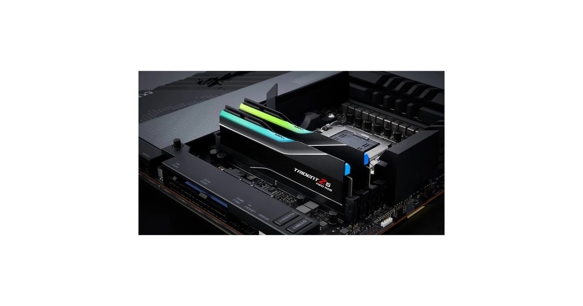 G.Skill64 GB DDR5-6000 (2x 32 GB) Kit werkgeheugen  (Zwart, F5-6000J3040G32GX2-T, Trident Z5 NEO RGB, EXPO)
