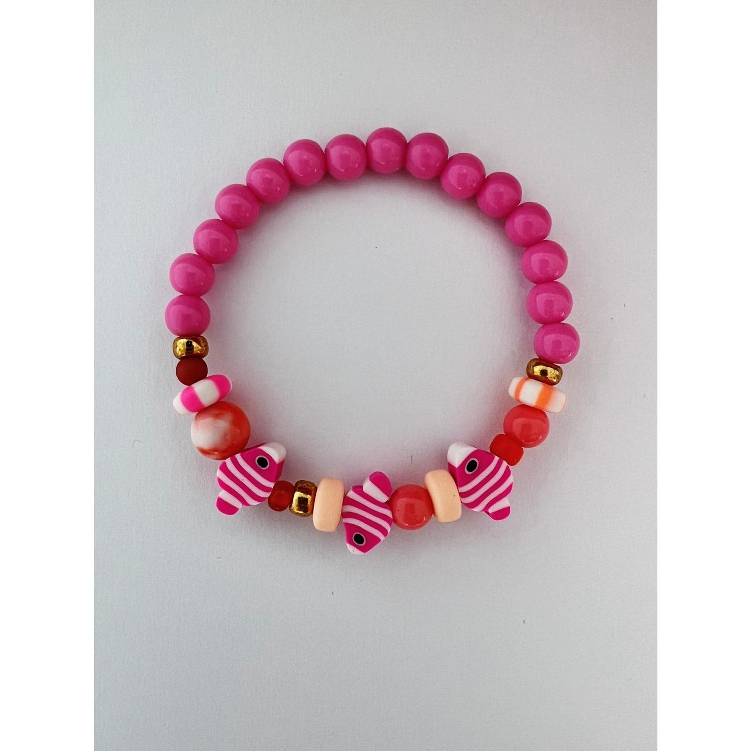 By Melo | Armbandje Roze Visje