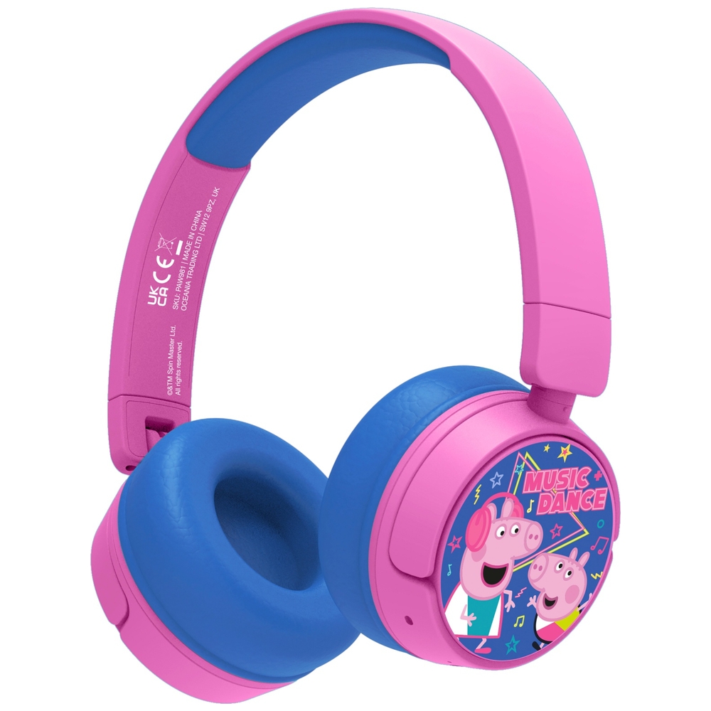 Peppa Pig Kinder-Bluetooth-Kopfhörer, kabellos, pink