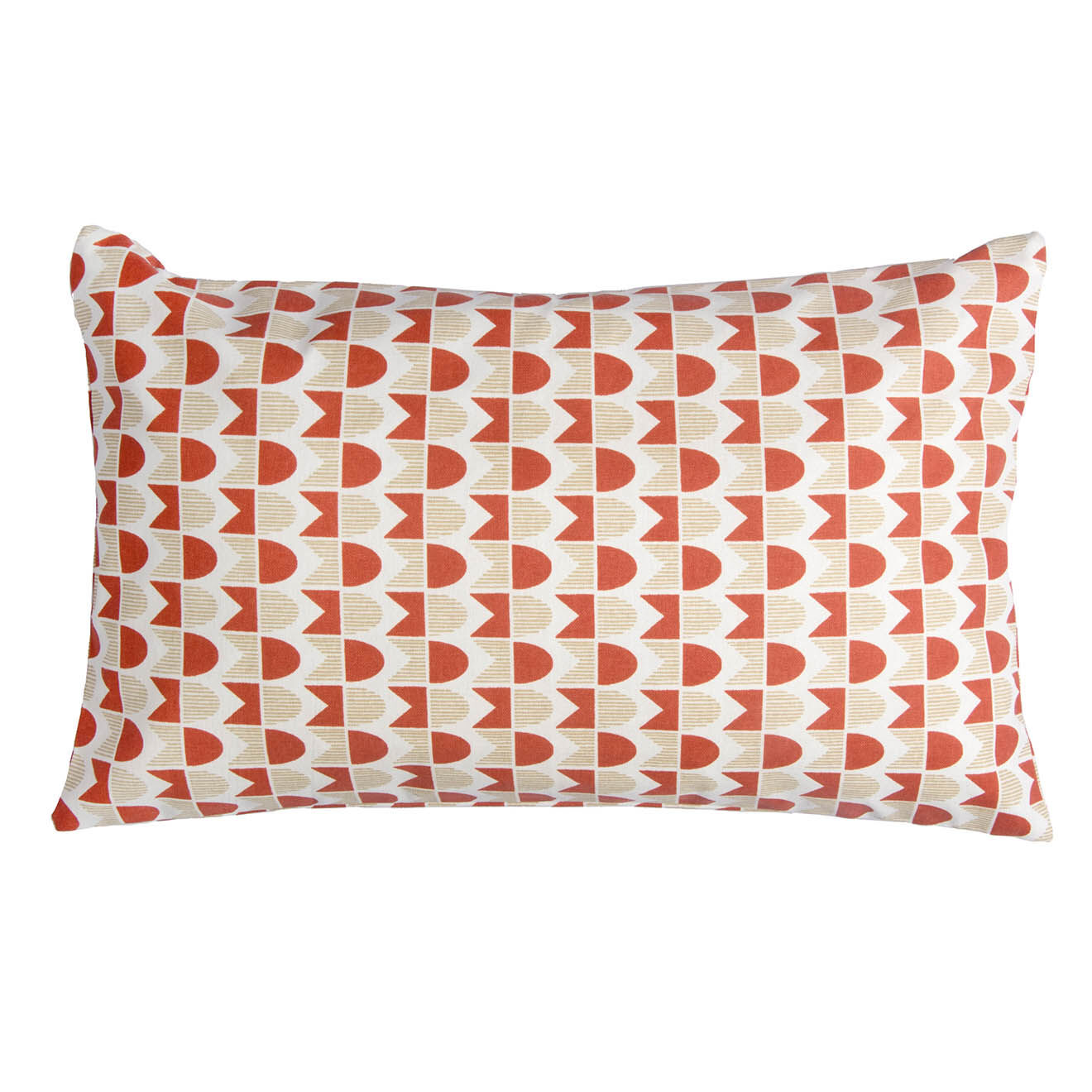 Febronie Housse de coussin d'extérieur Skandi terracotta - 50x30 cm