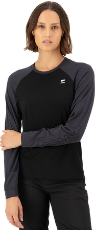 TARN Damen-Merino-Langarmshirt  black9 iron  M