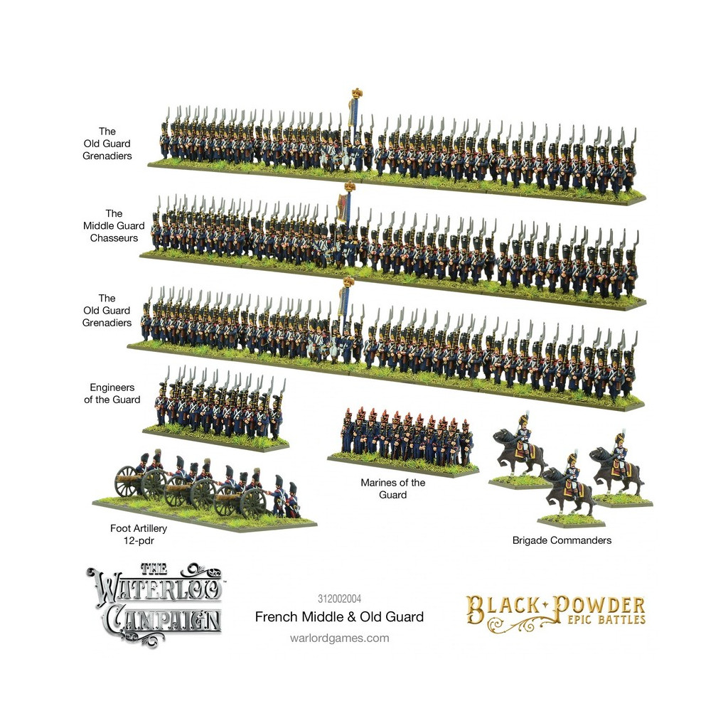 Black Powder Epic Battles : Waterloo - French Middle & Old Guard