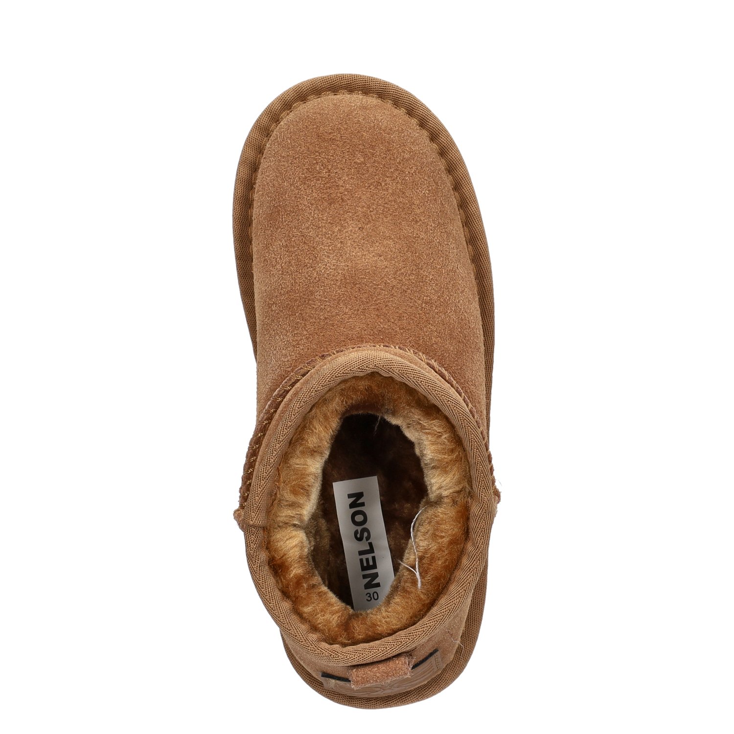 kids gevoerde boots Nelson Kids Cognac