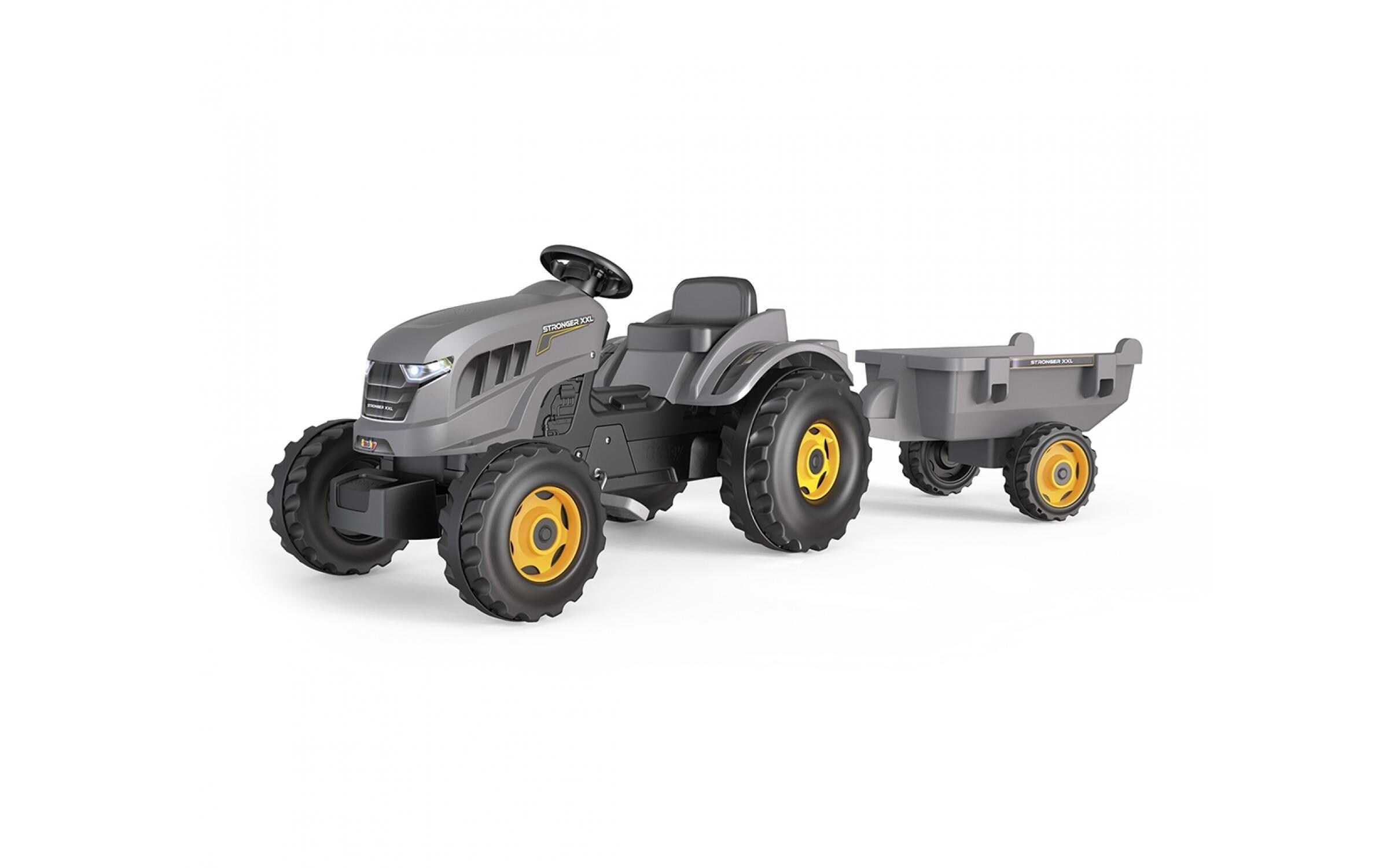 Traktor Stronger XXL mit Anhänger<br>Tretfahrzeug für Kinder