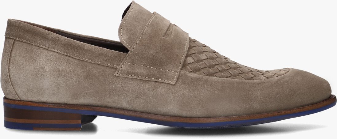 FLORIS VAN BOMMEL taupe floris van bommel loafers sfm-40032