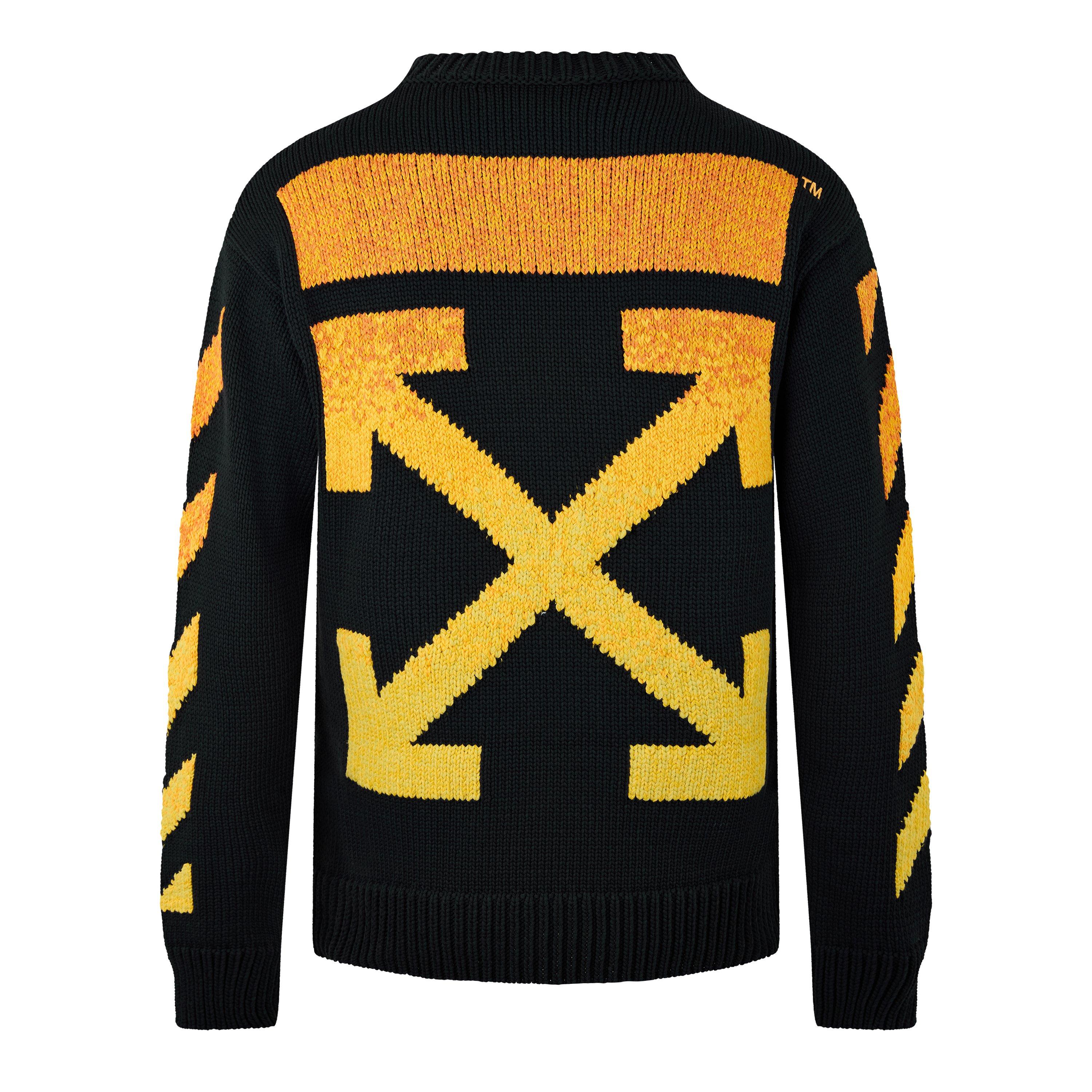 Off White Orange Gradient Arrow Jumper