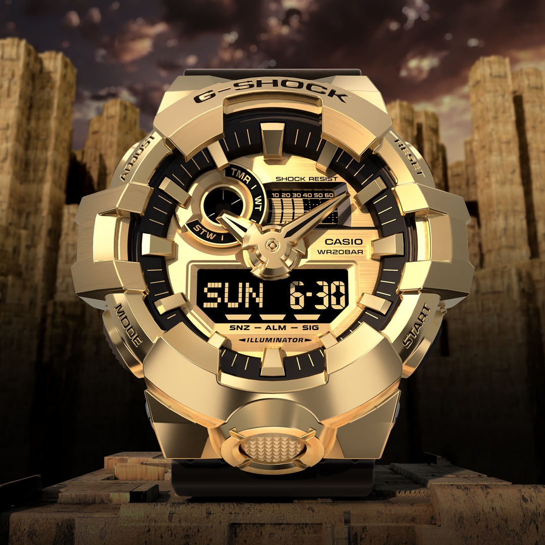 Casio G-Shock Classic Goldig / Schwarz