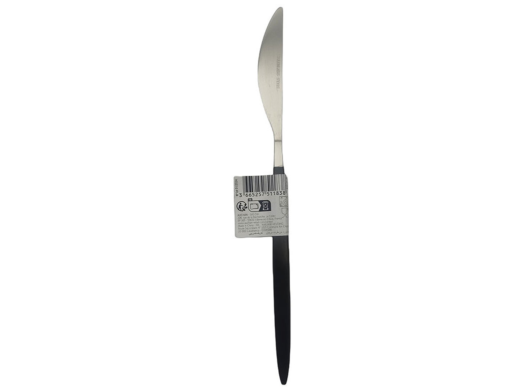 FACA INOX ACTUEL CABO PVD PRETO INDUS