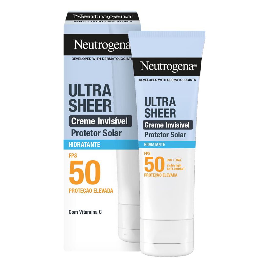 NEUTROGENA  Ultra Sheer Creme Invisível Hidratante SPF50 - 50ml