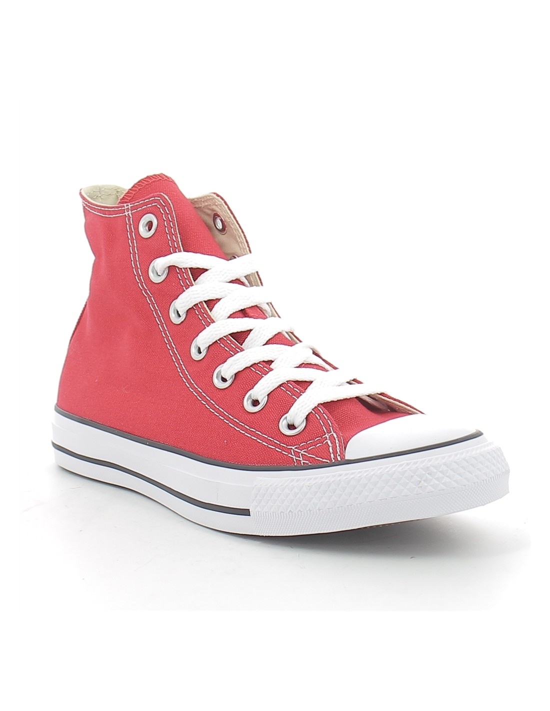 converse sneakers compensées montantes mixteall star hi rouge