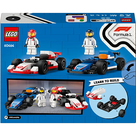 LEGO City Williams Racing og Haas Formel 1 racerbiler 60464