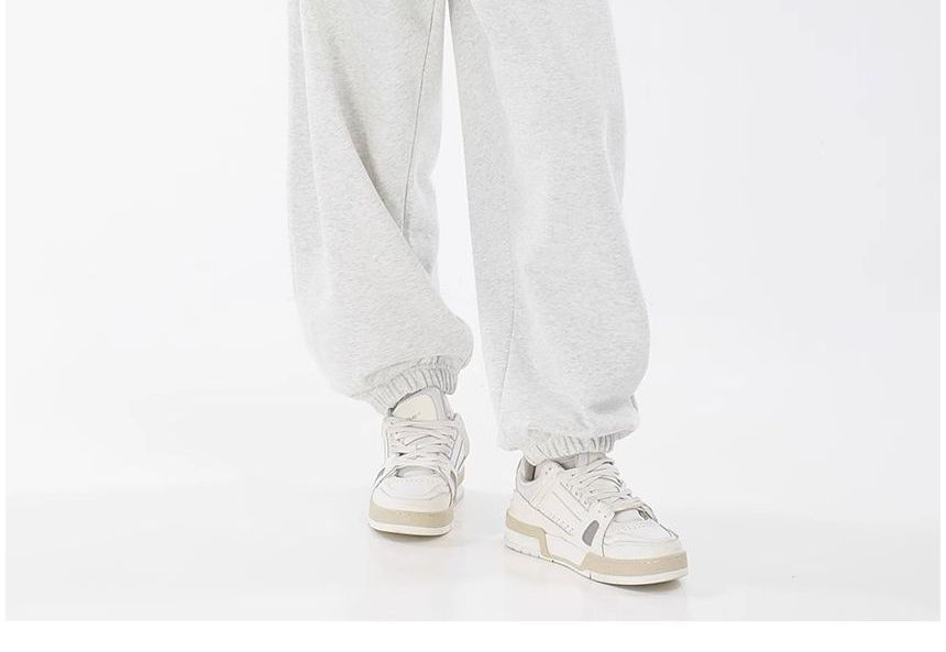Elyou - Harem-joggingbroek met trekkoord en tekstprint