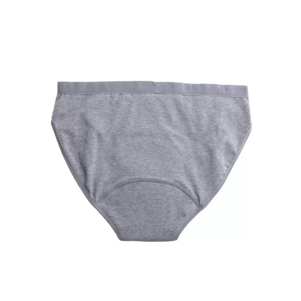 Imse Period Underwear Bikini Medium Flow, Grey - Flere størrelser
