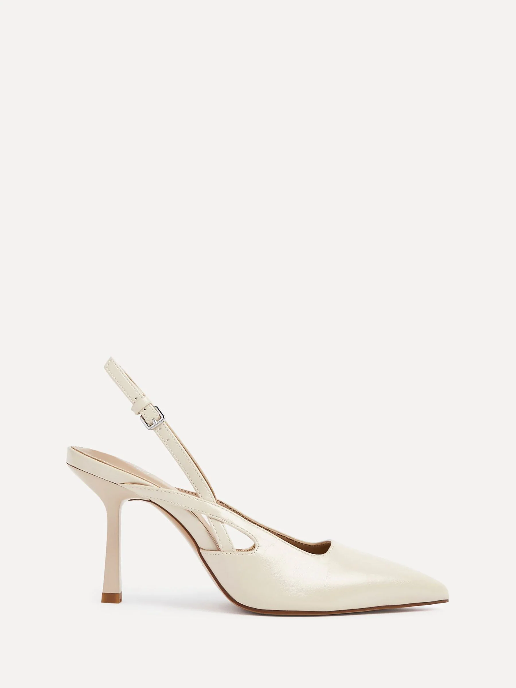 Licht beige - Linzi Rhea Slingback hakken