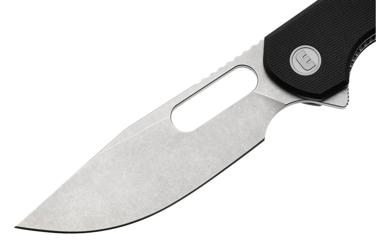 Eutektik Trinity TRI-BSW-R Stonewashed 14C28N, Black G10, zakmes